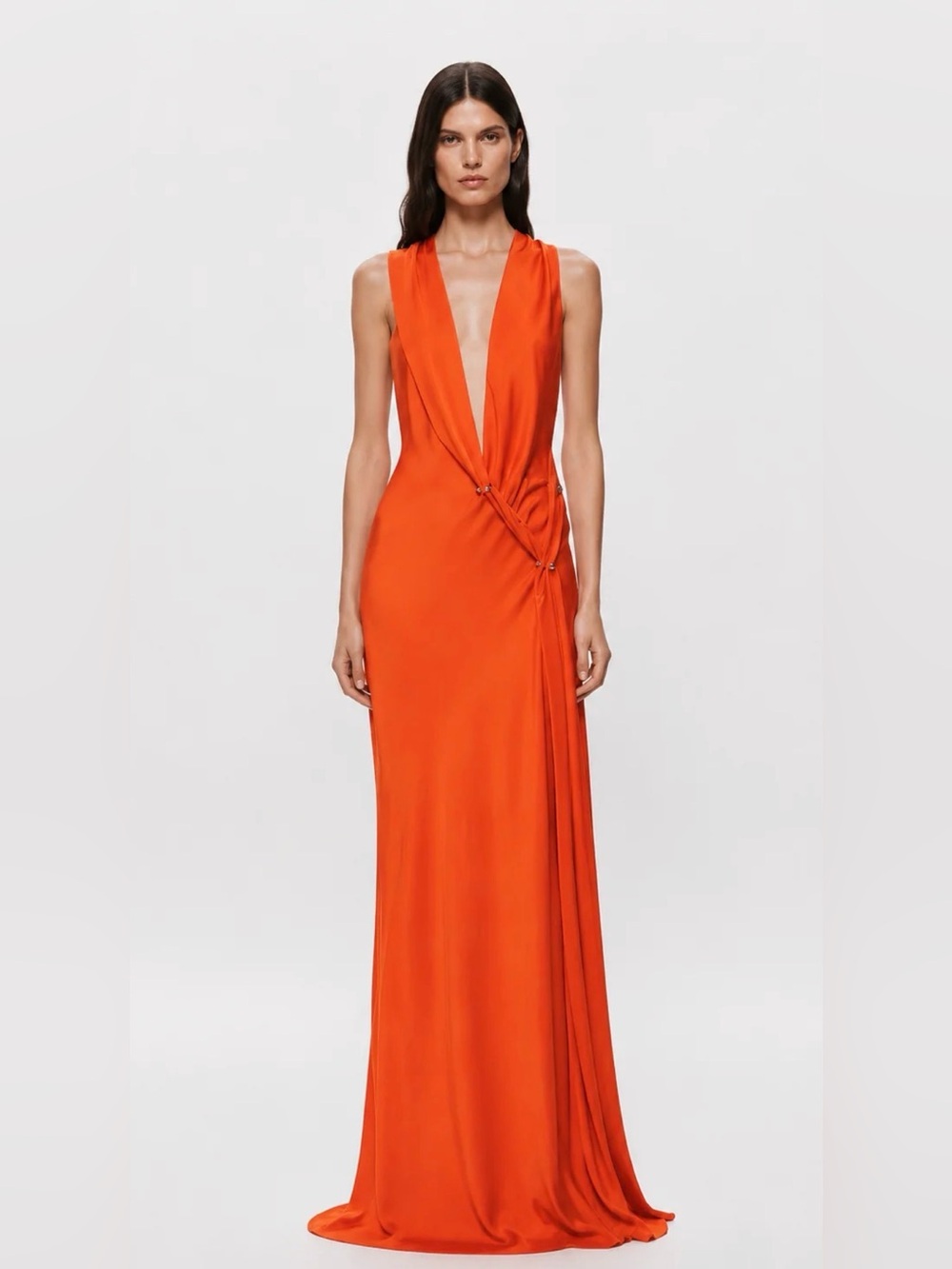 MISHA The Harlow Satin Dress, Size S